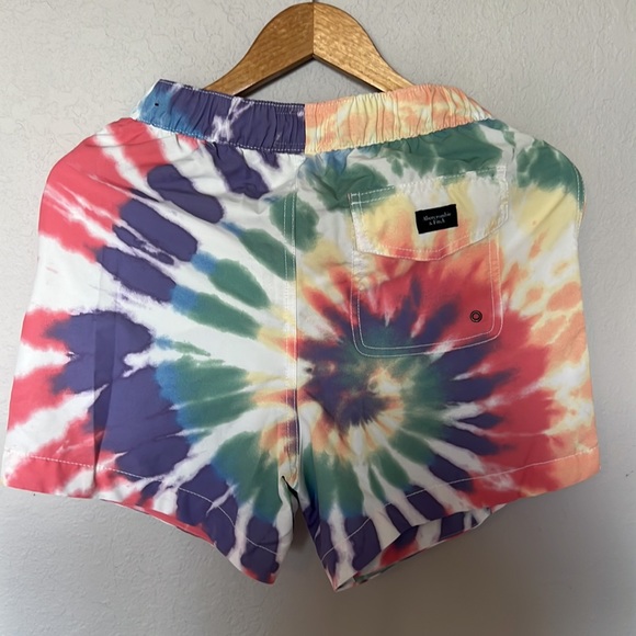 Tie dye drawstring short / bathing suit - Picture 3 of 4